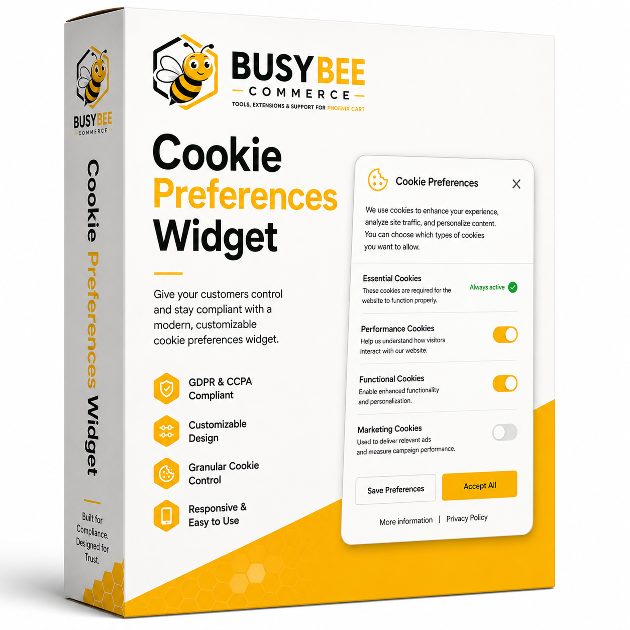Cookie Preferences Widget
